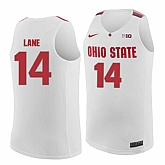 Ohio State Buckeyes #14 Joey Lane White College Basketball Jersey Dzhi,baseball caps,new era cap wholesale,wholesale hats